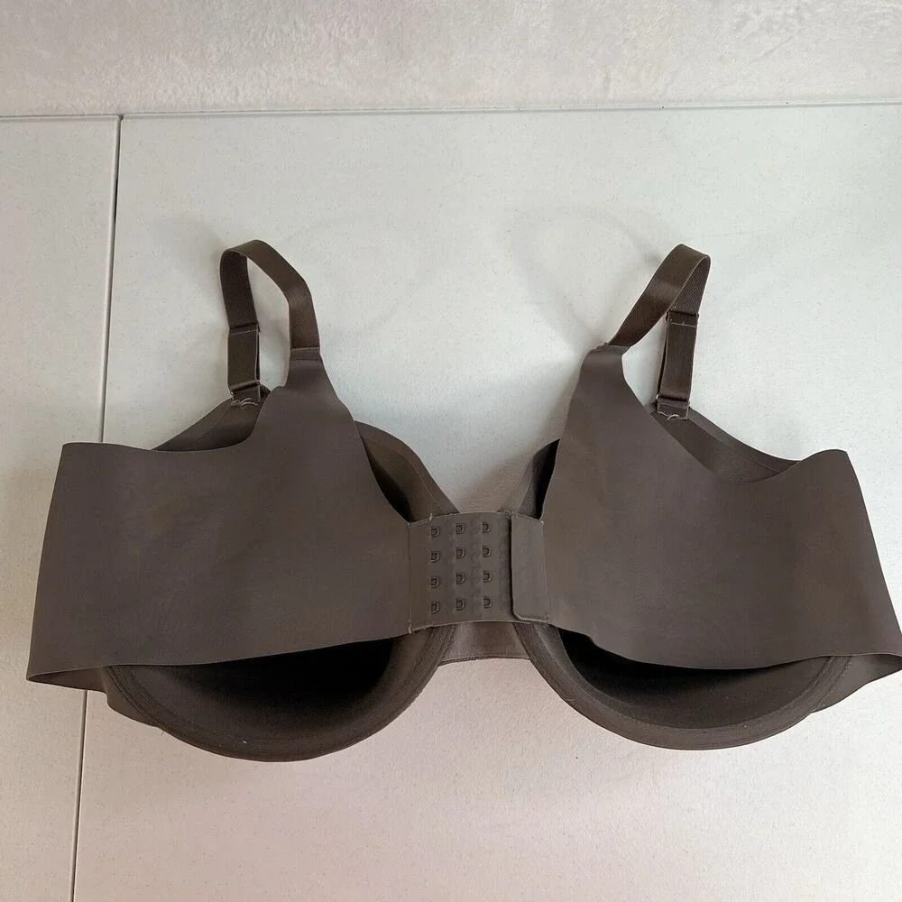 Soma 44DDD‎ Vanishing 360 Perfect Coverage Bra Underwire Smoothing T-Shirt Brown
